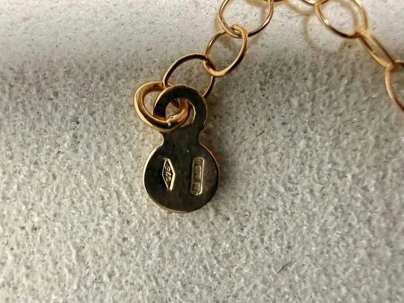 Bracelet en or 375 – Tortue & Cœur émaillés