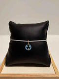 Pendentif en or enfant garçon – Or 750 – Émail bleu