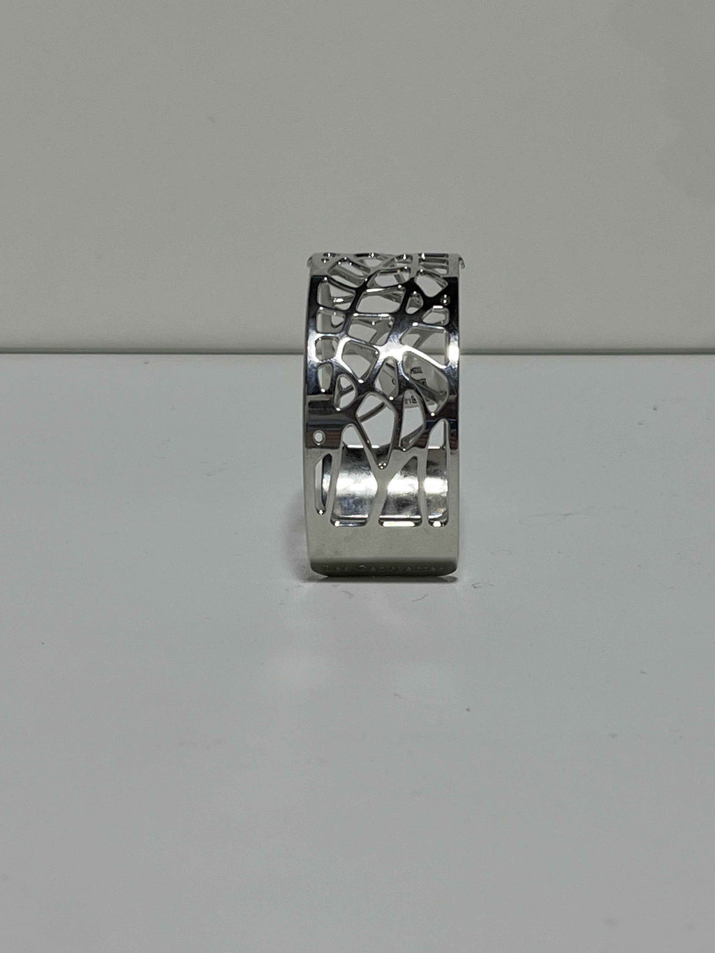 Bracelet Les Georgettes argenté largeur 2,5 cm