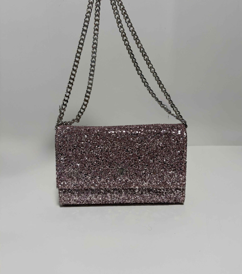 Petit Sac à Paillettes Rose
