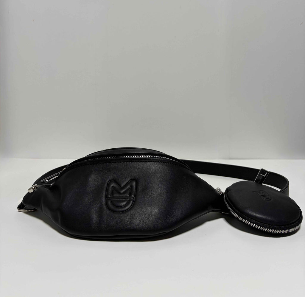 Sac Banane Cuir Noir
