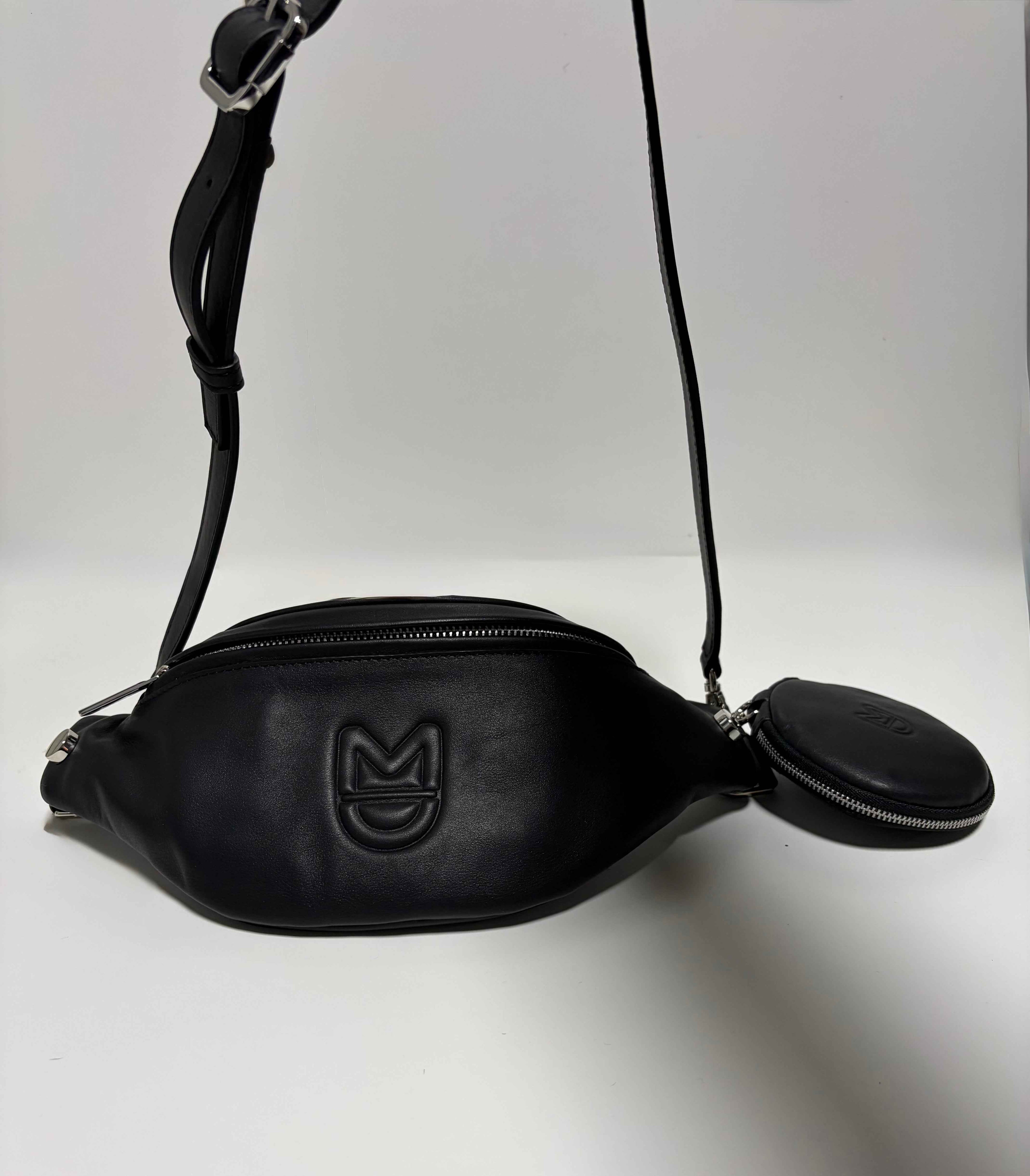 Sac Banane Cuir Noir