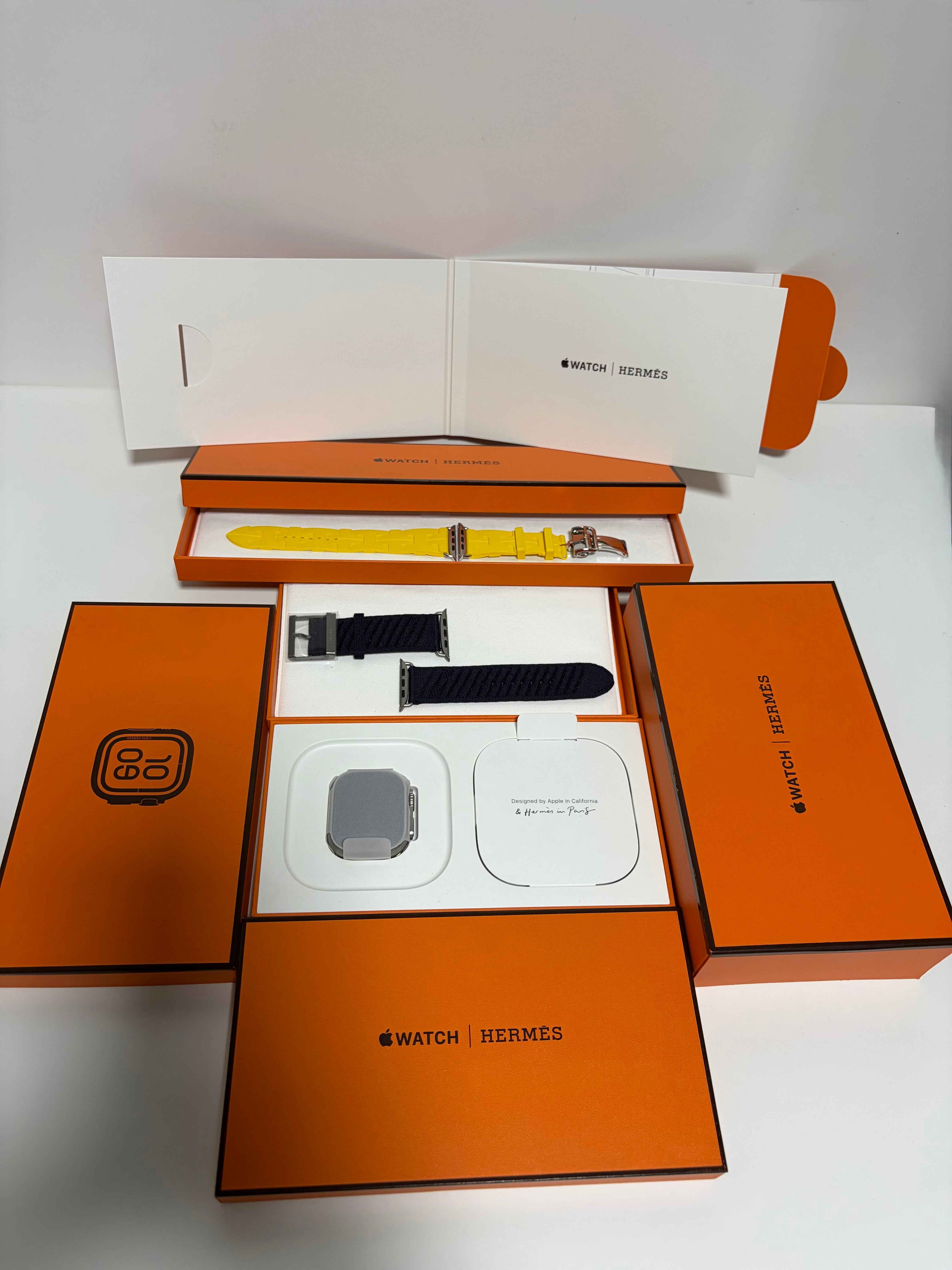 Apple Watch Hermès Ultra 2 – 49 mm Titane Naturel (2024)