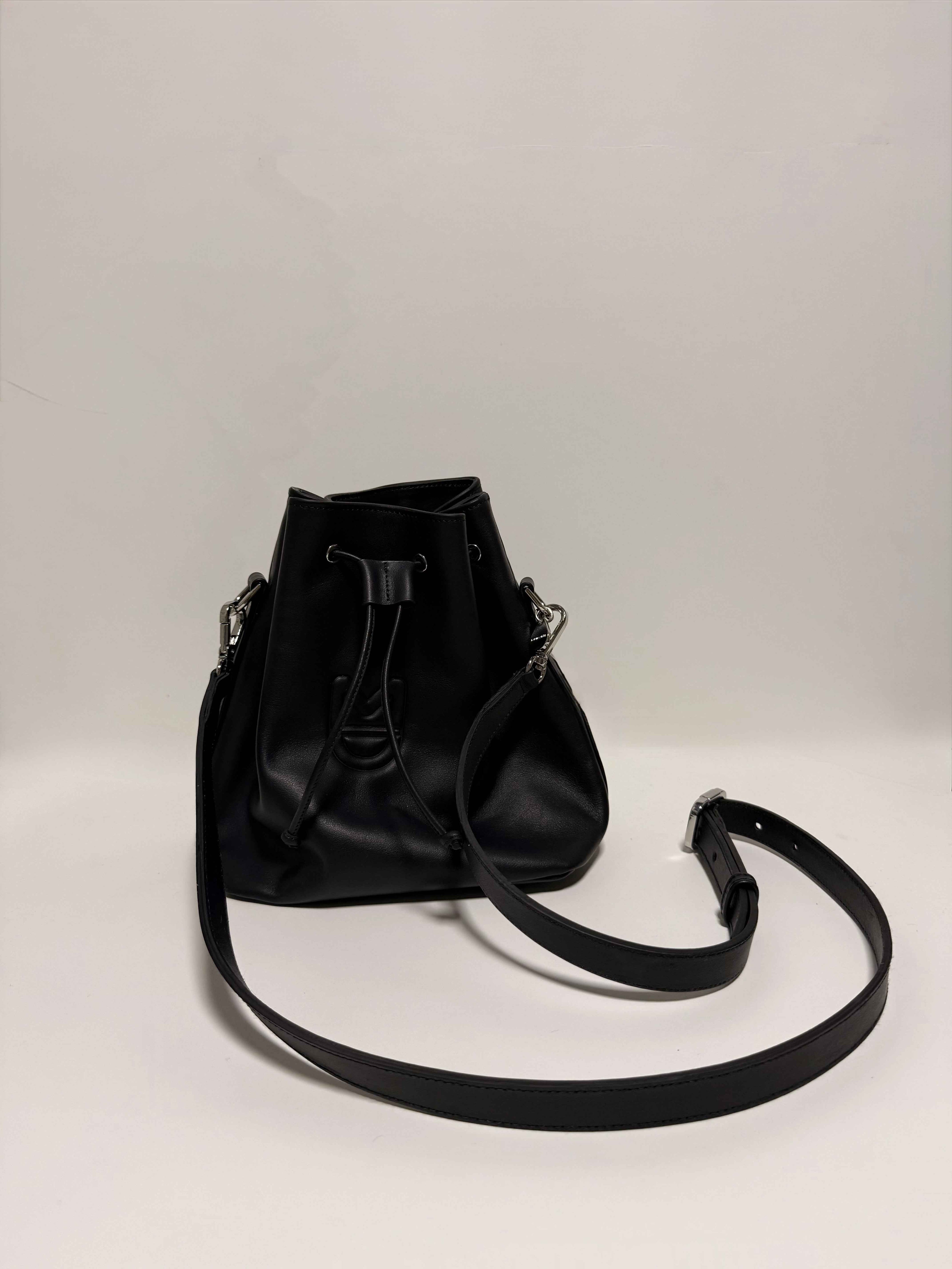 Sac Sceau Cuir Noir