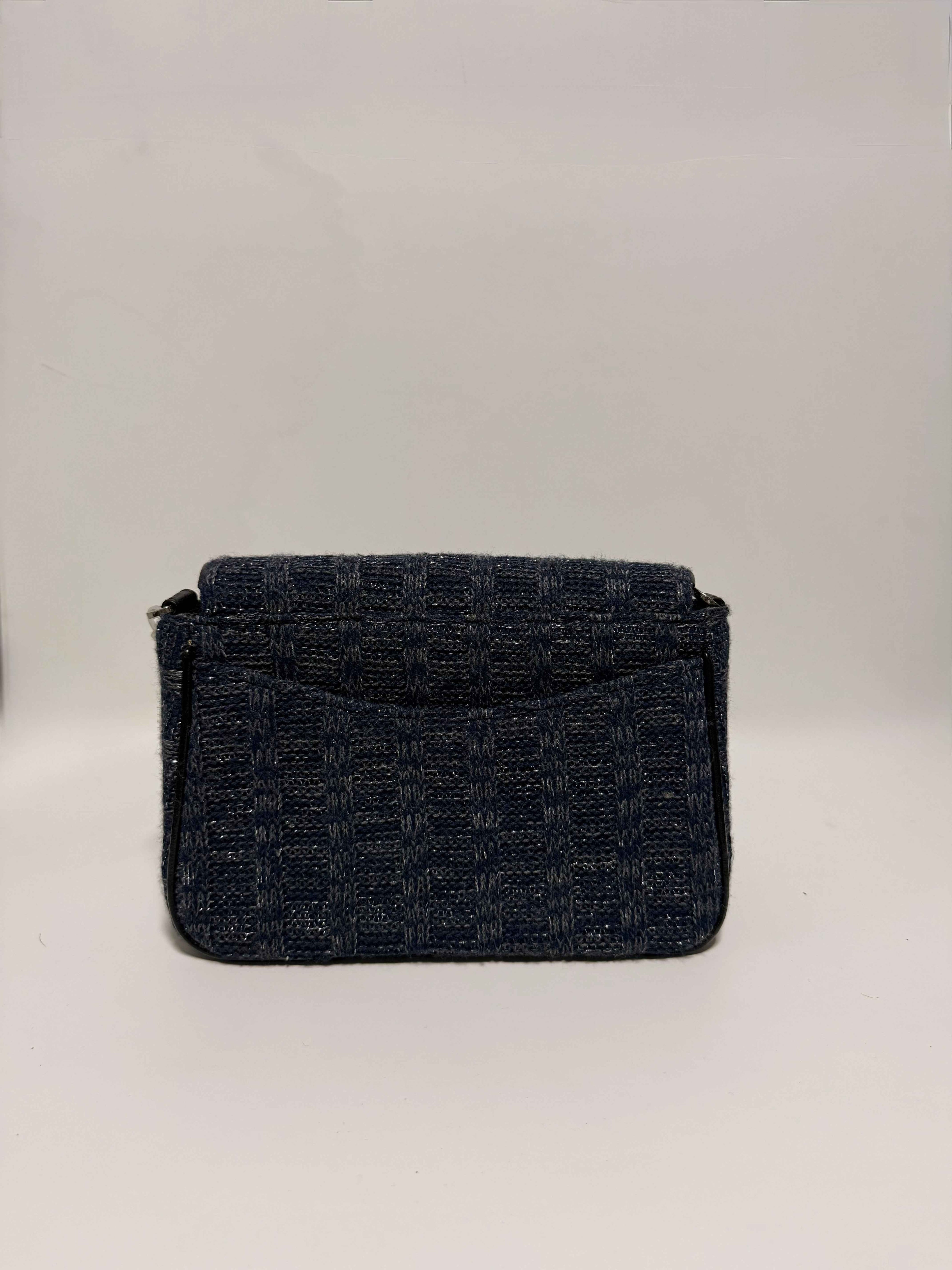 Sac en Tweed Bleu Marine