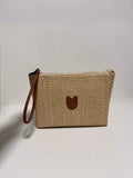 Pochette en Paille Raphia