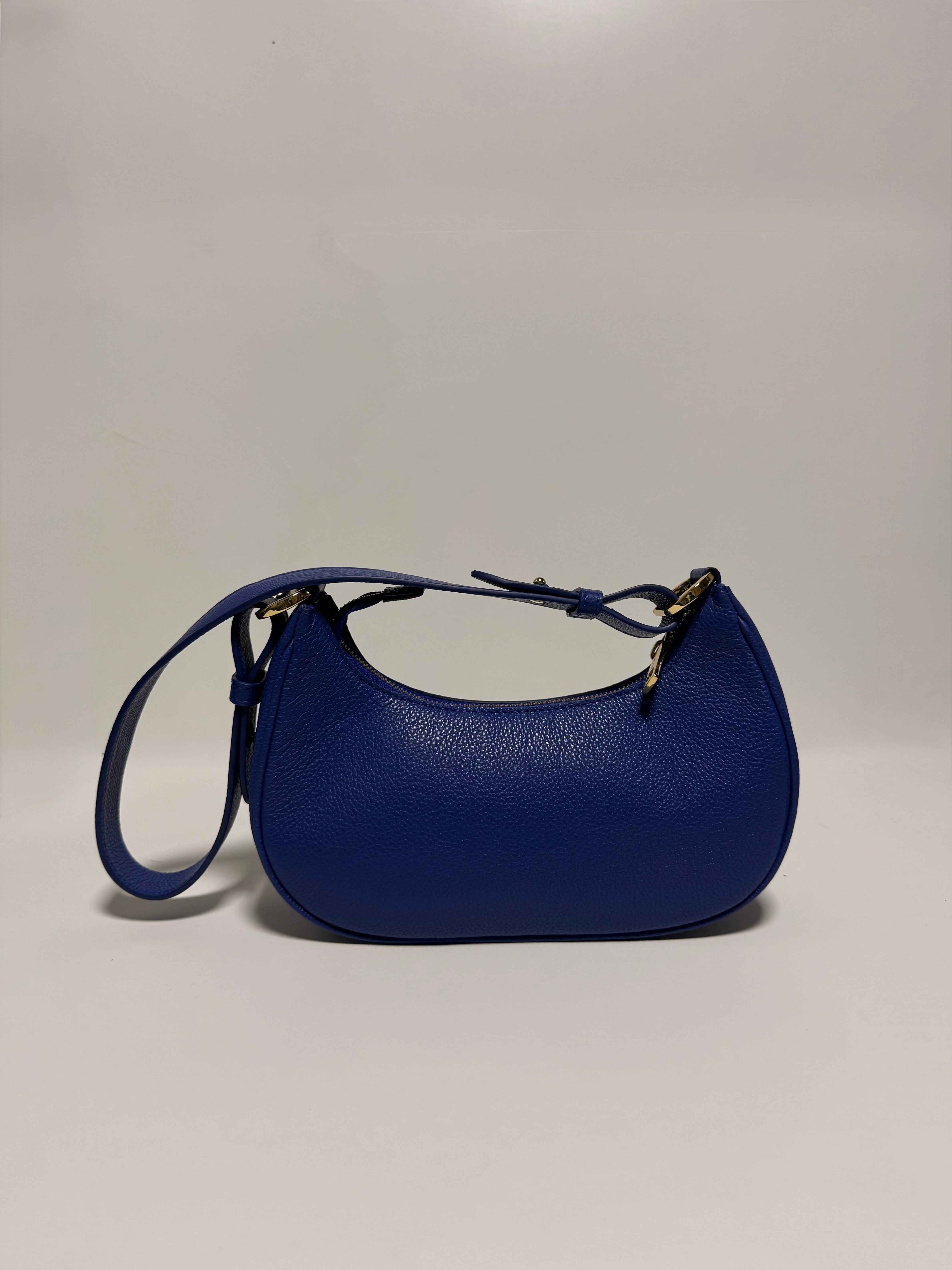 Sac Baguette Grace Cuir Bluebird