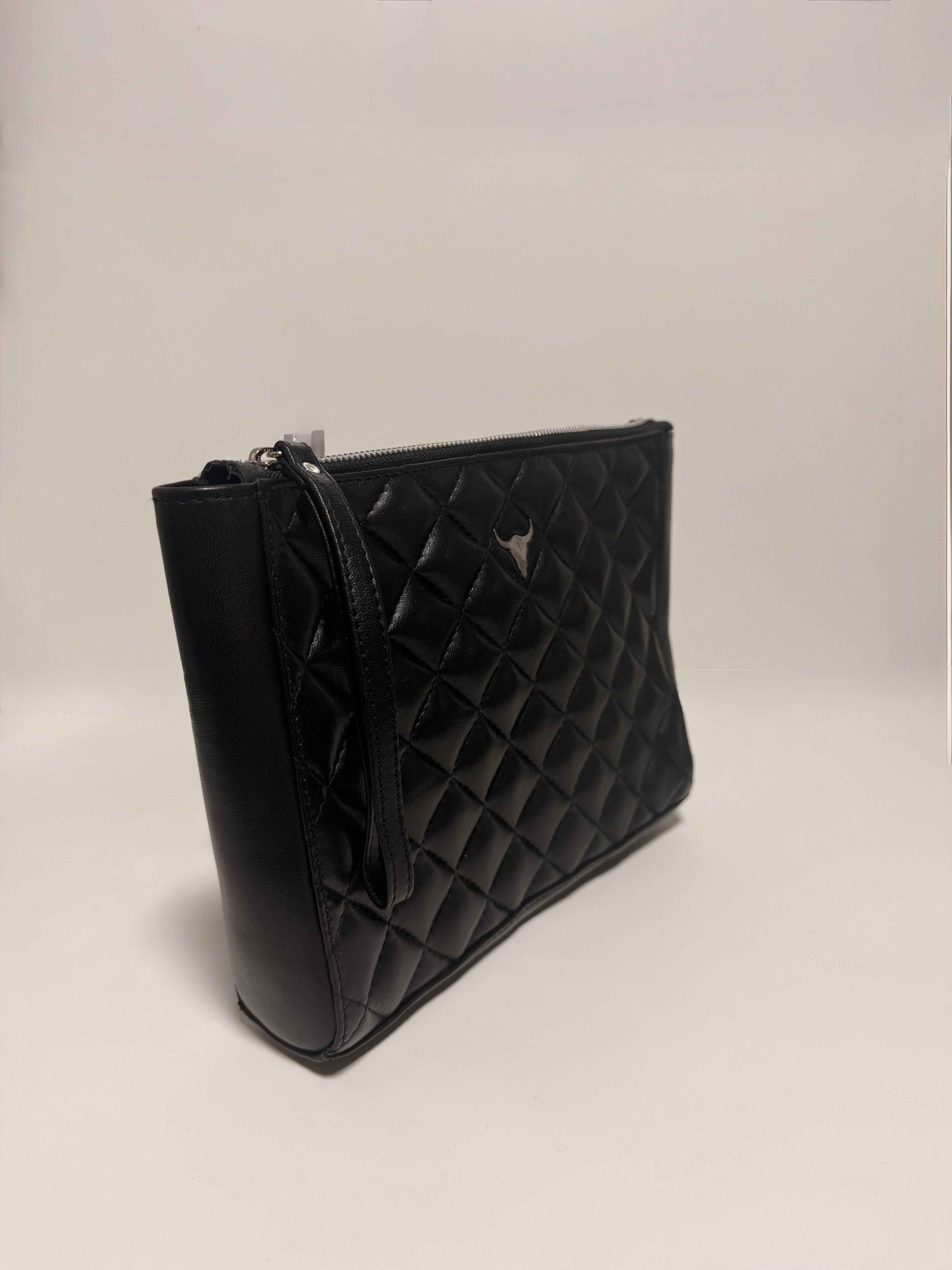 Pochette Bazar Cuir Noir