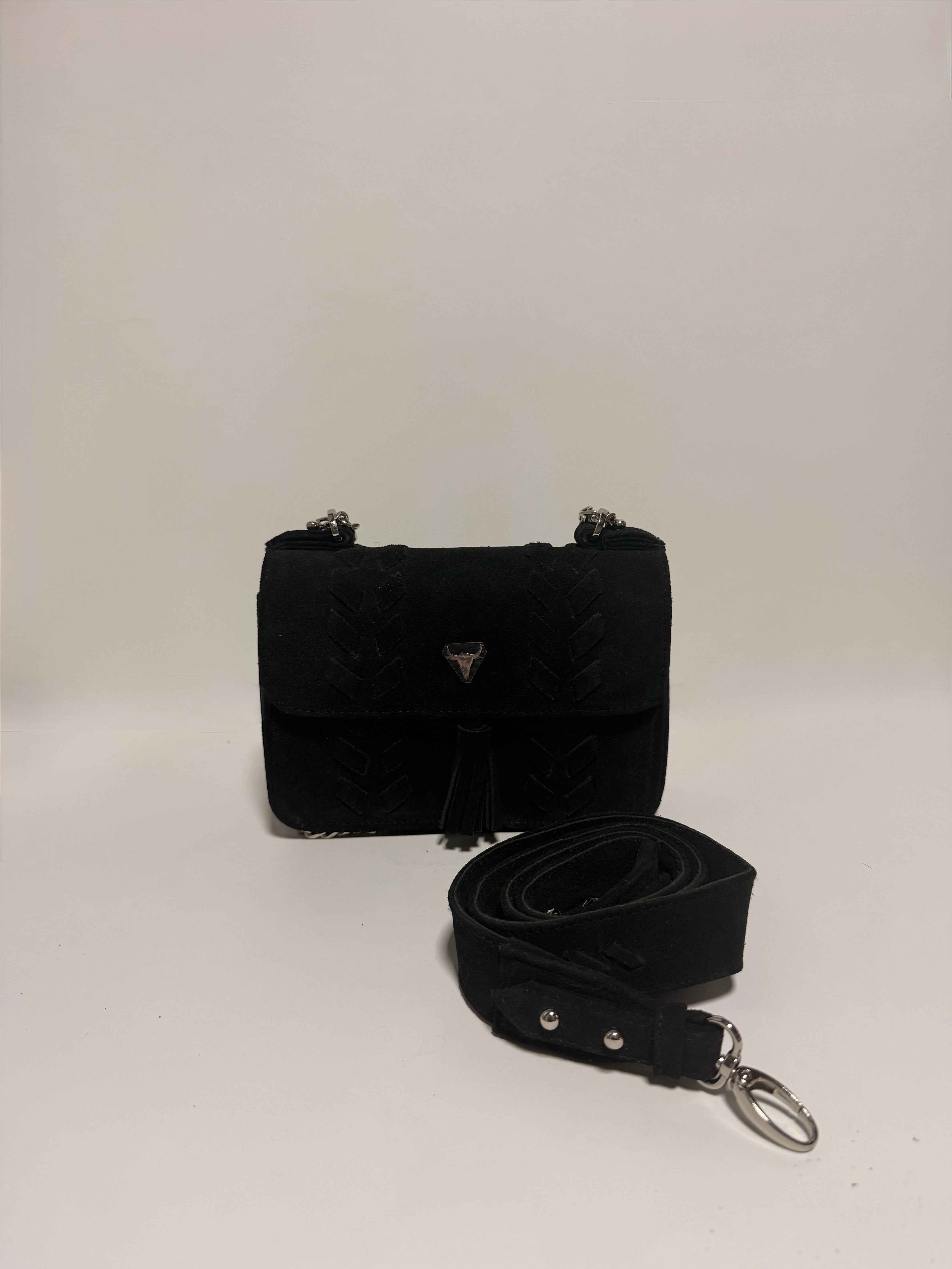 Sac à main en Daim Noir