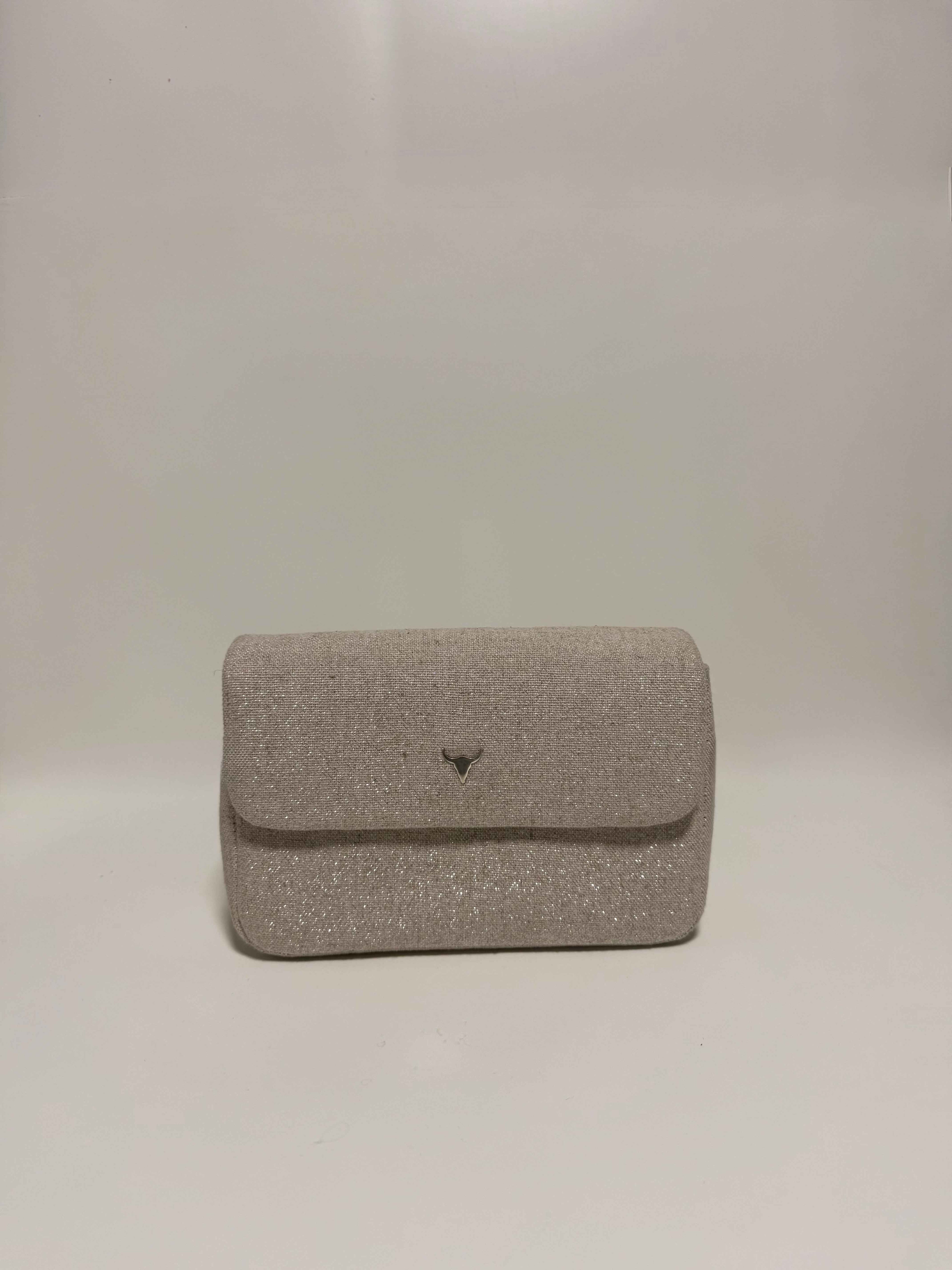 Petit sac en tweed pailleté