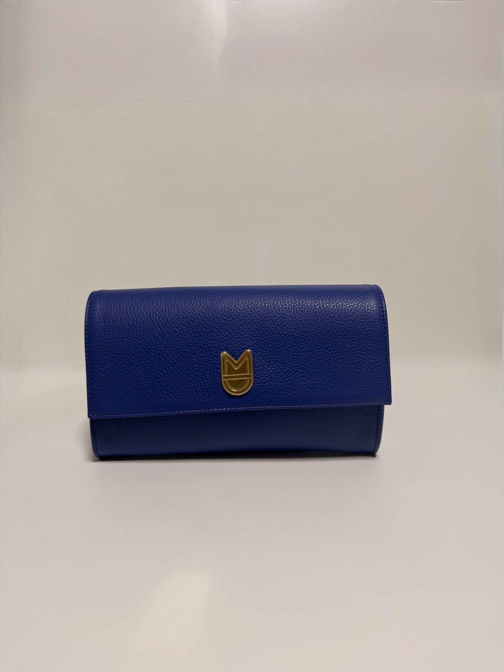 Sac Pochette Cuir Bleu