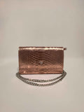 Sac Mini Nelly Python Metallic