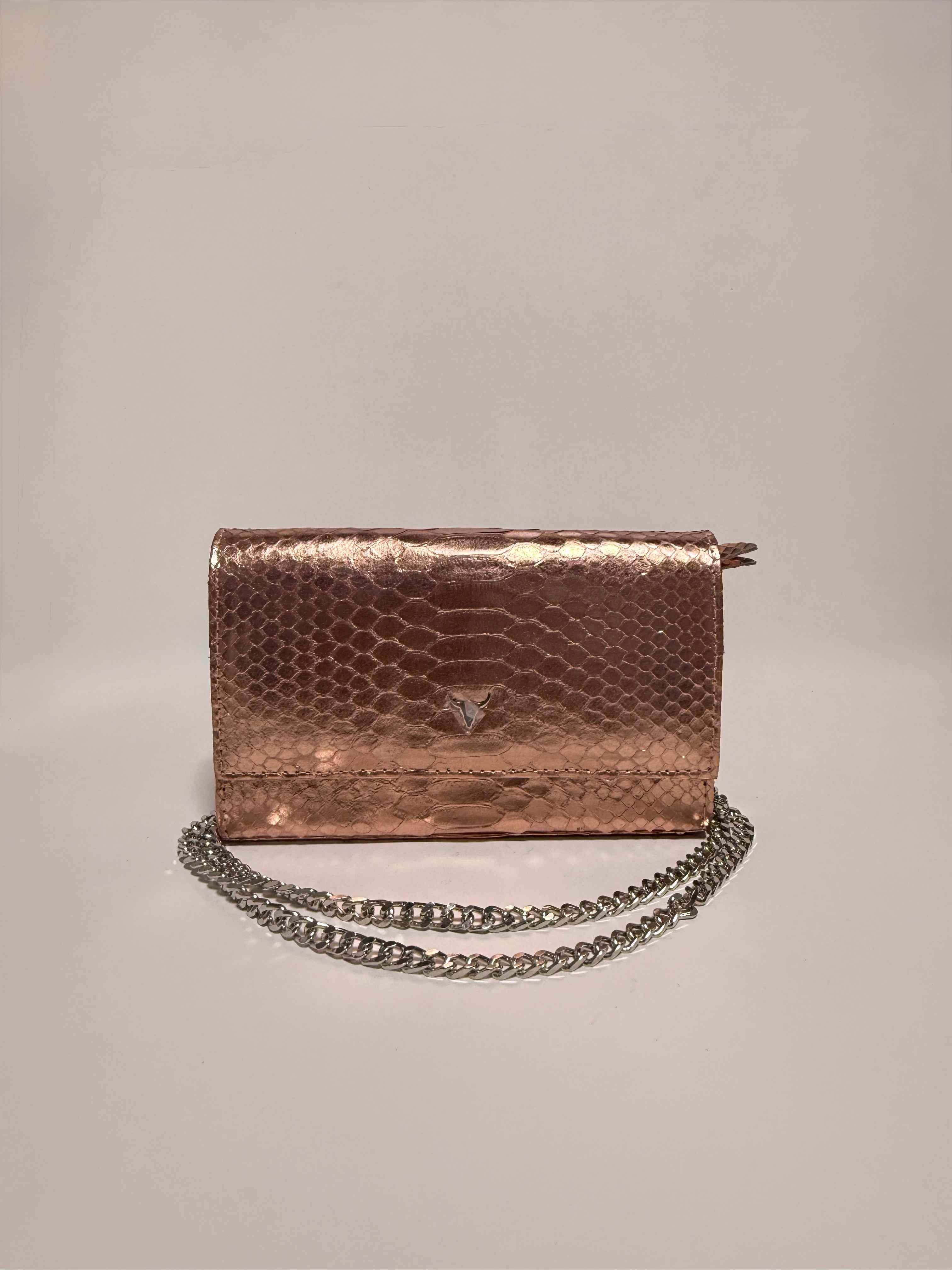 Sac Mini Nelly Python Metallic