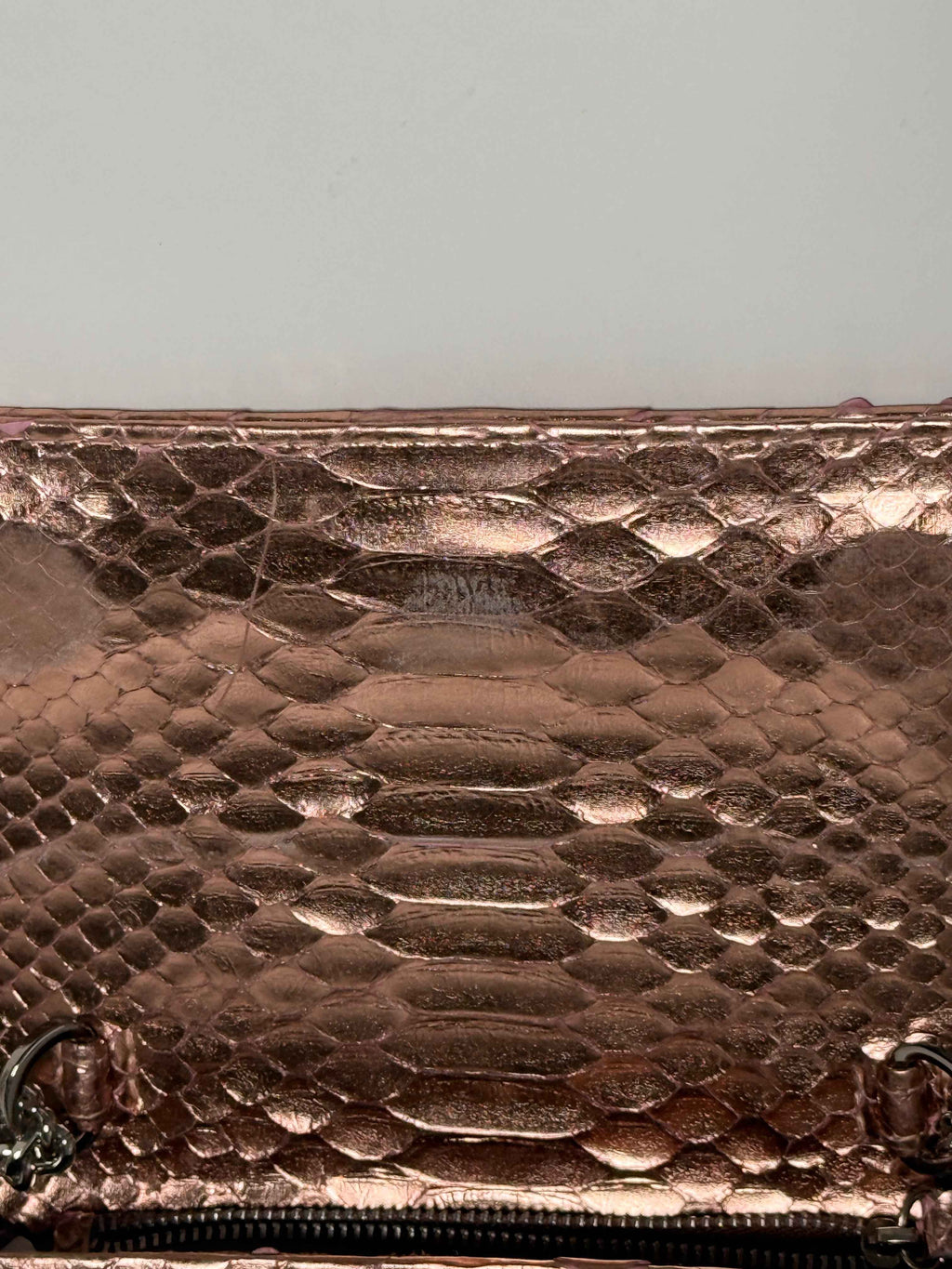 Sac Mini Nelly Python Metallic