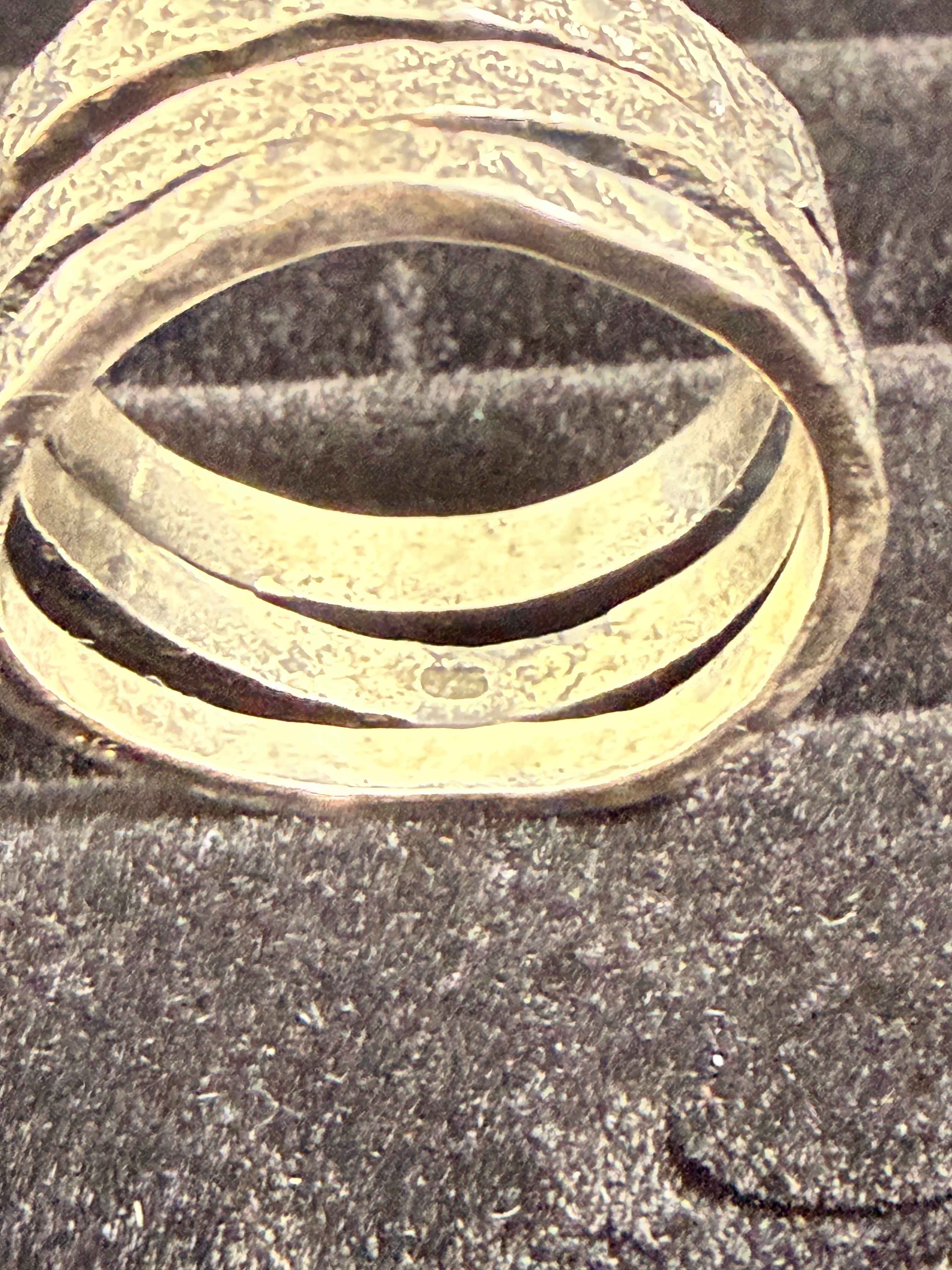 Bague Trio en Argent Massif