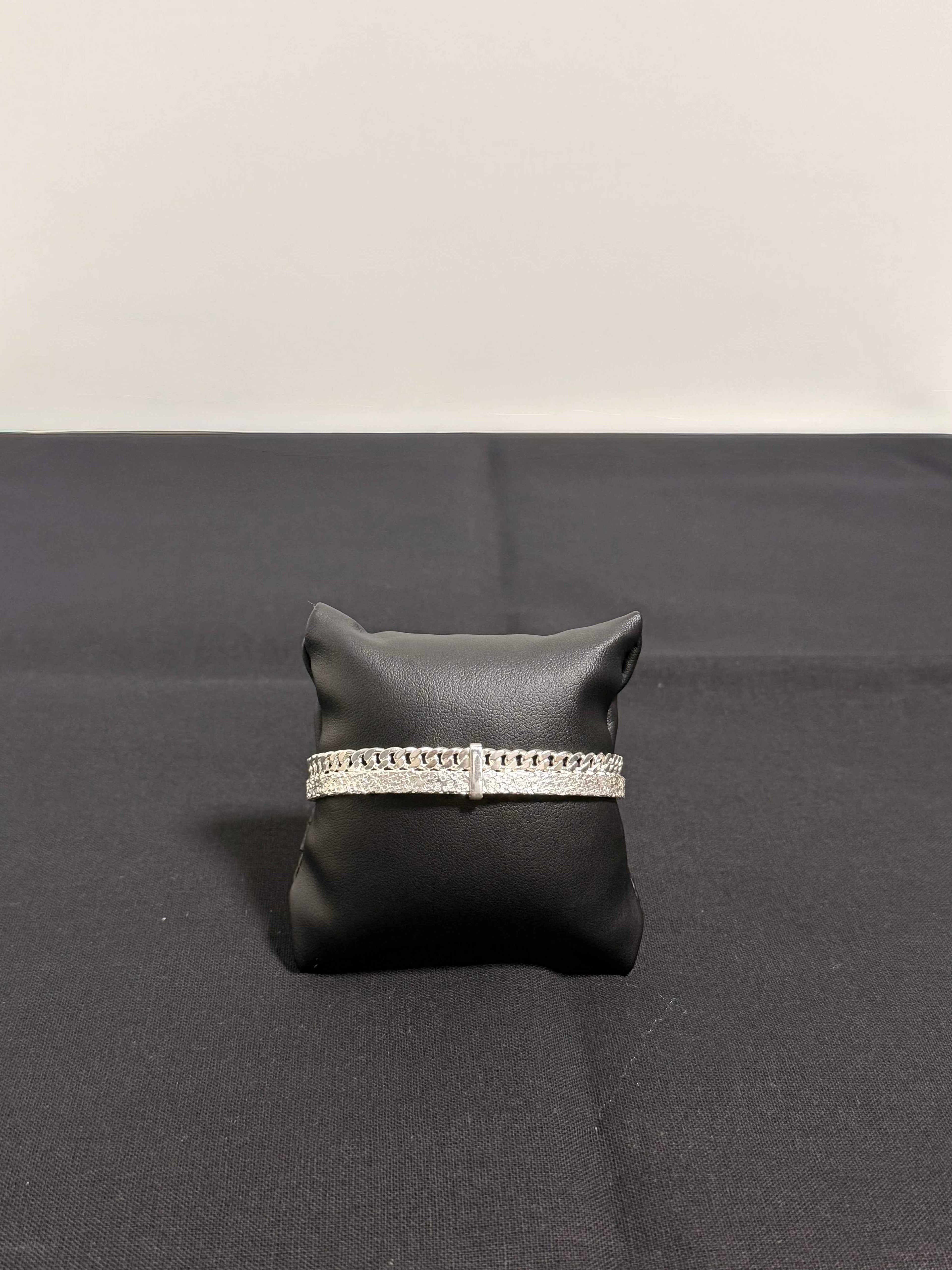 Bracelet rigide en argent massif 925