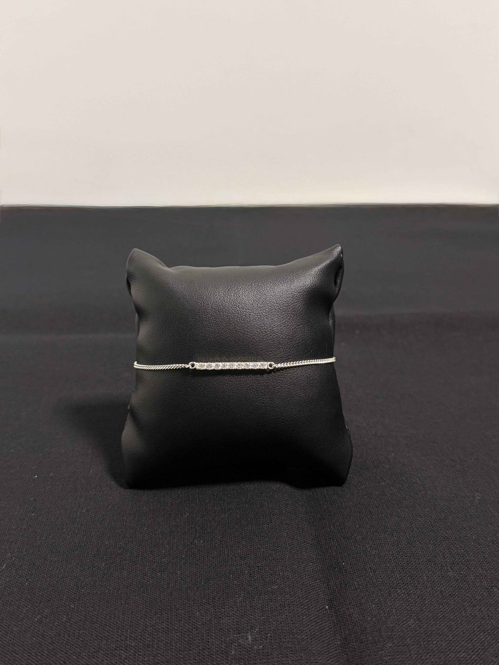 Bracelet fin avec Barette en Argent