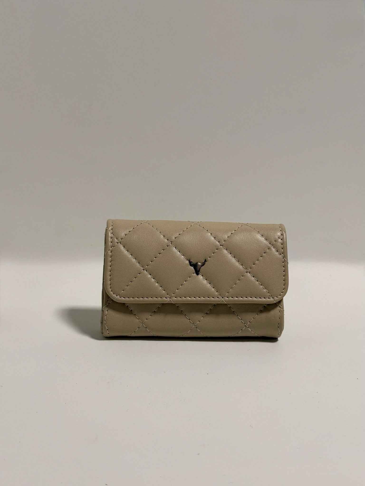 Porte Monnaie Agneau Beige