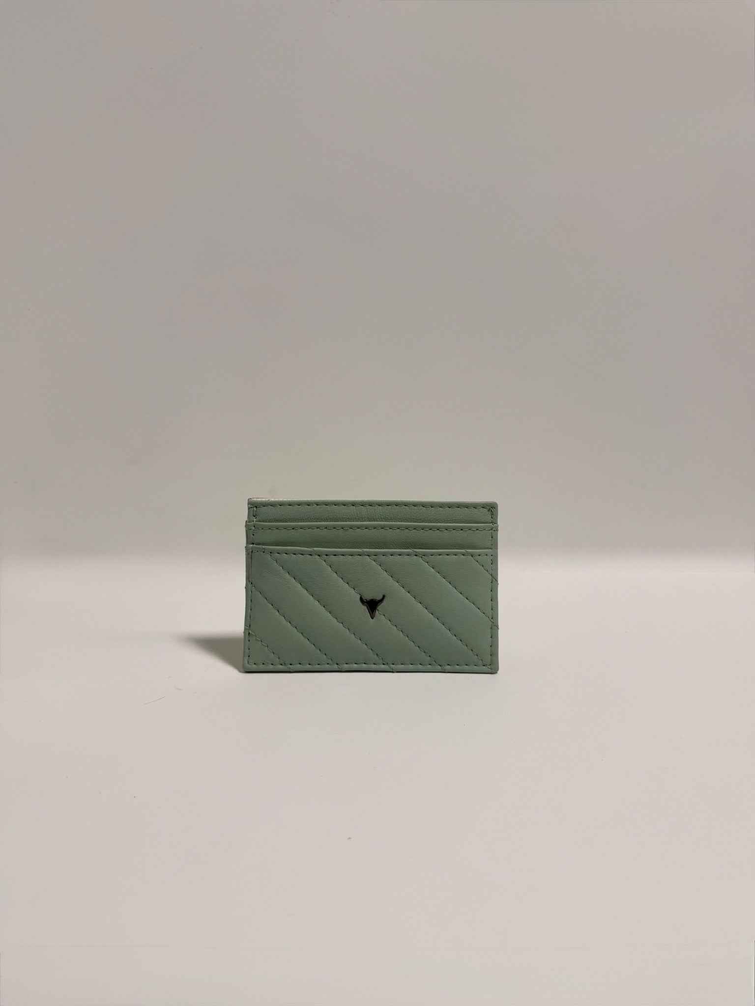 Porte Carte Cuir Vert