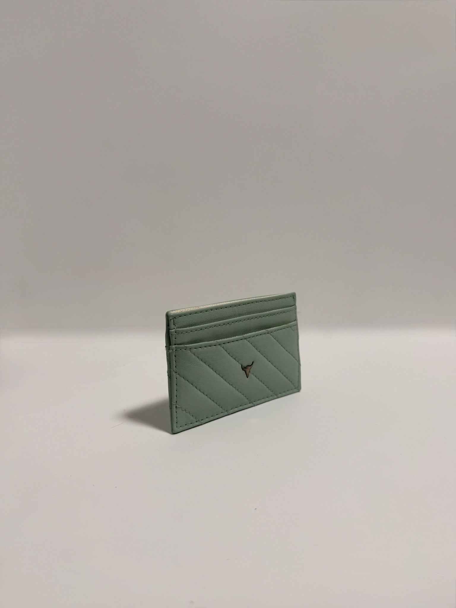 Porte Carte Cuir Vert