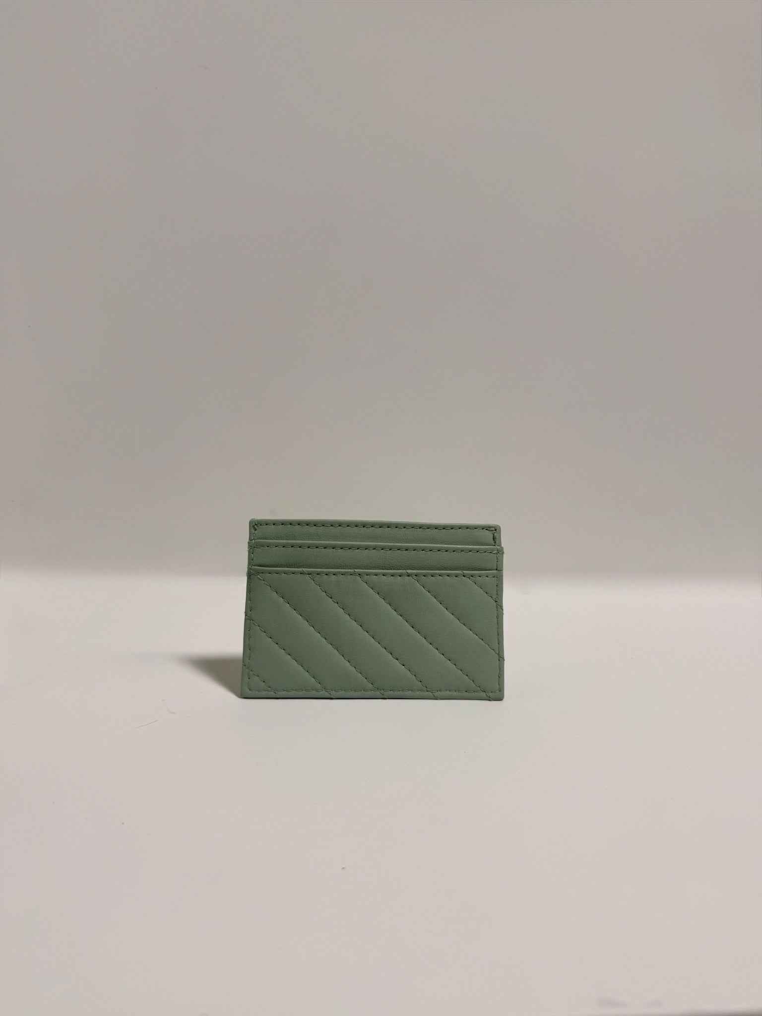 Porte Carte Cuir Vert