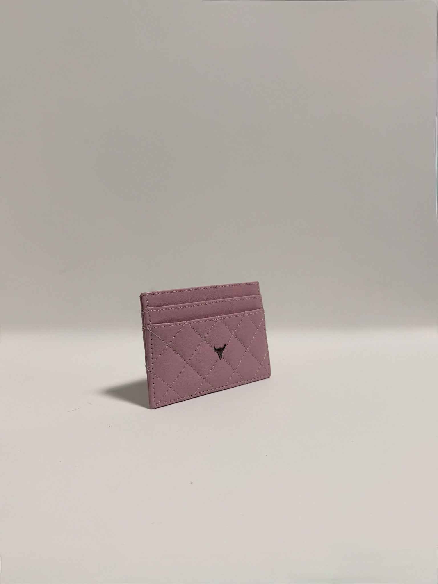Porte Carte Cuir Rose