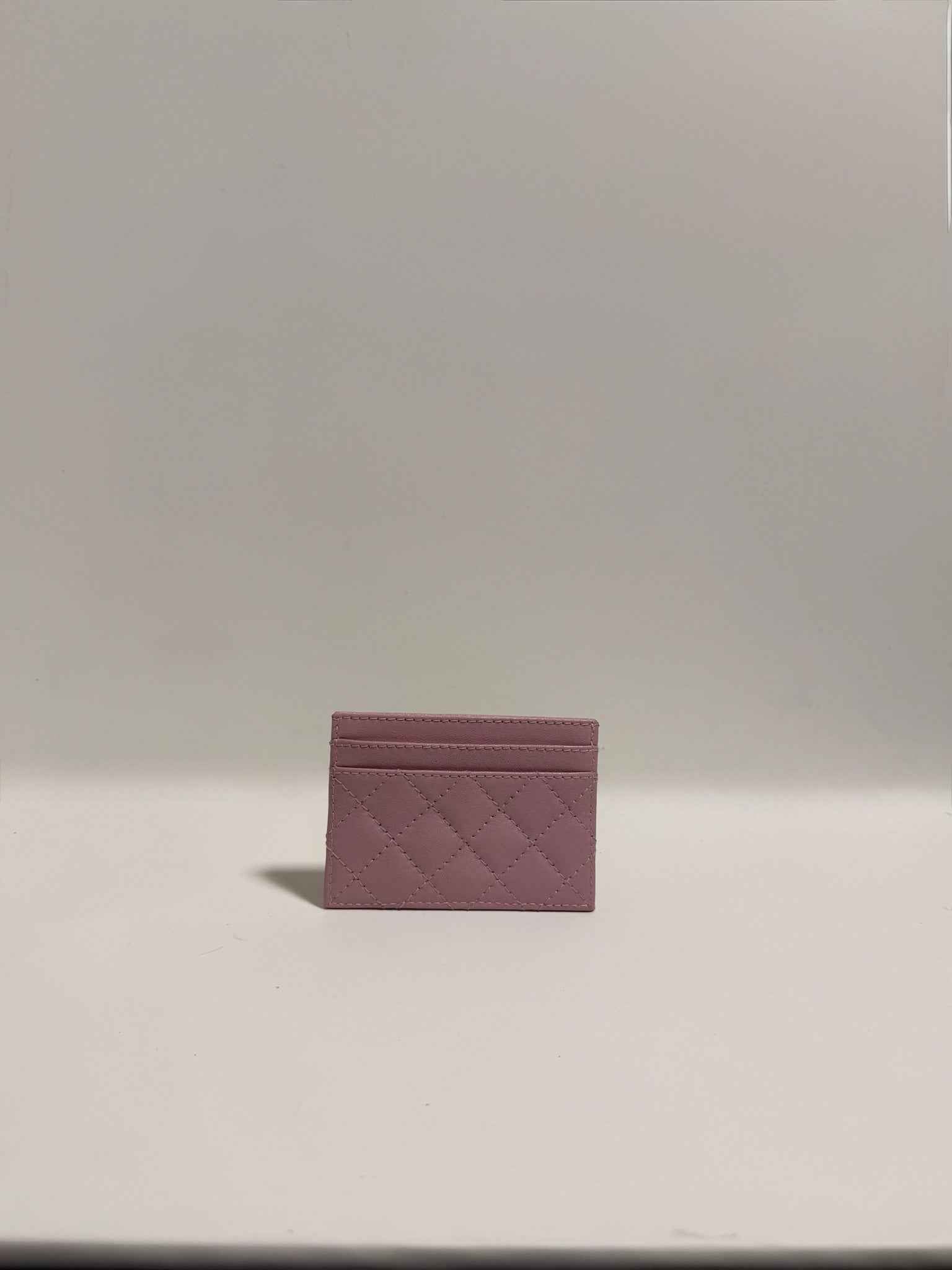 Porte Carte Cuir Rose