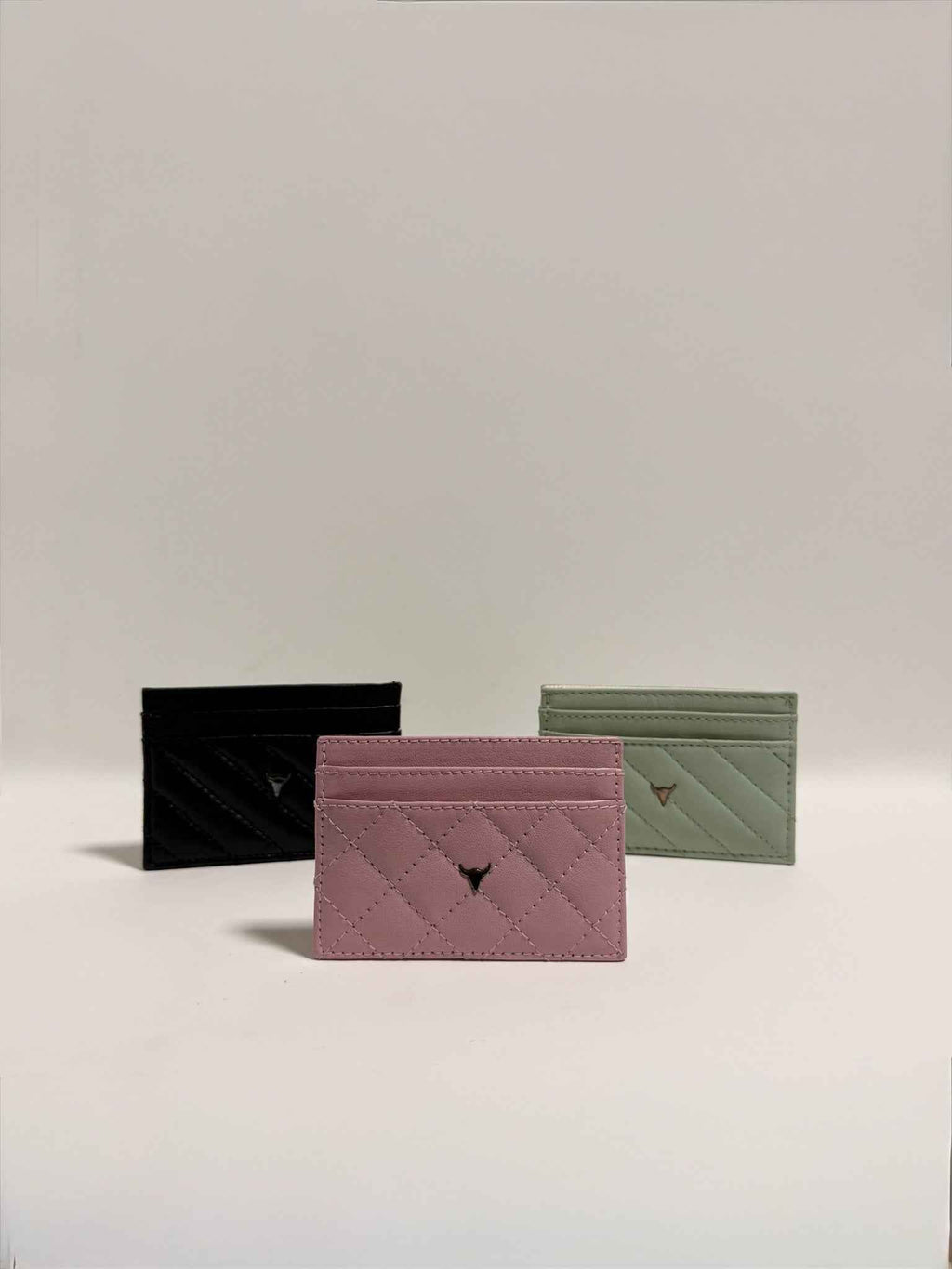 Porte Carte Cuir Rose