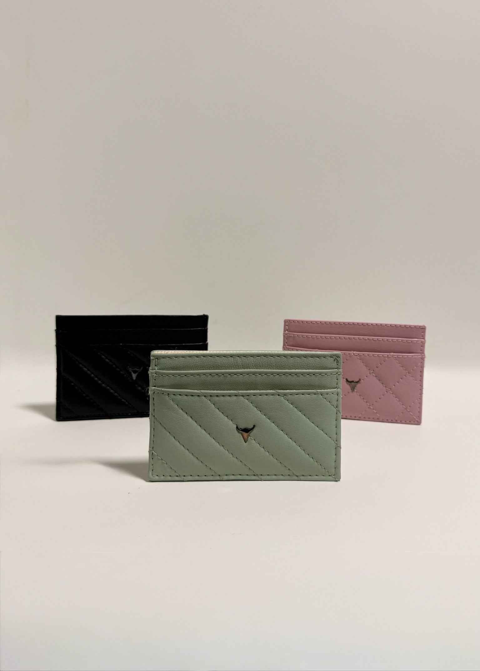 Porte Carte Cuir Vert