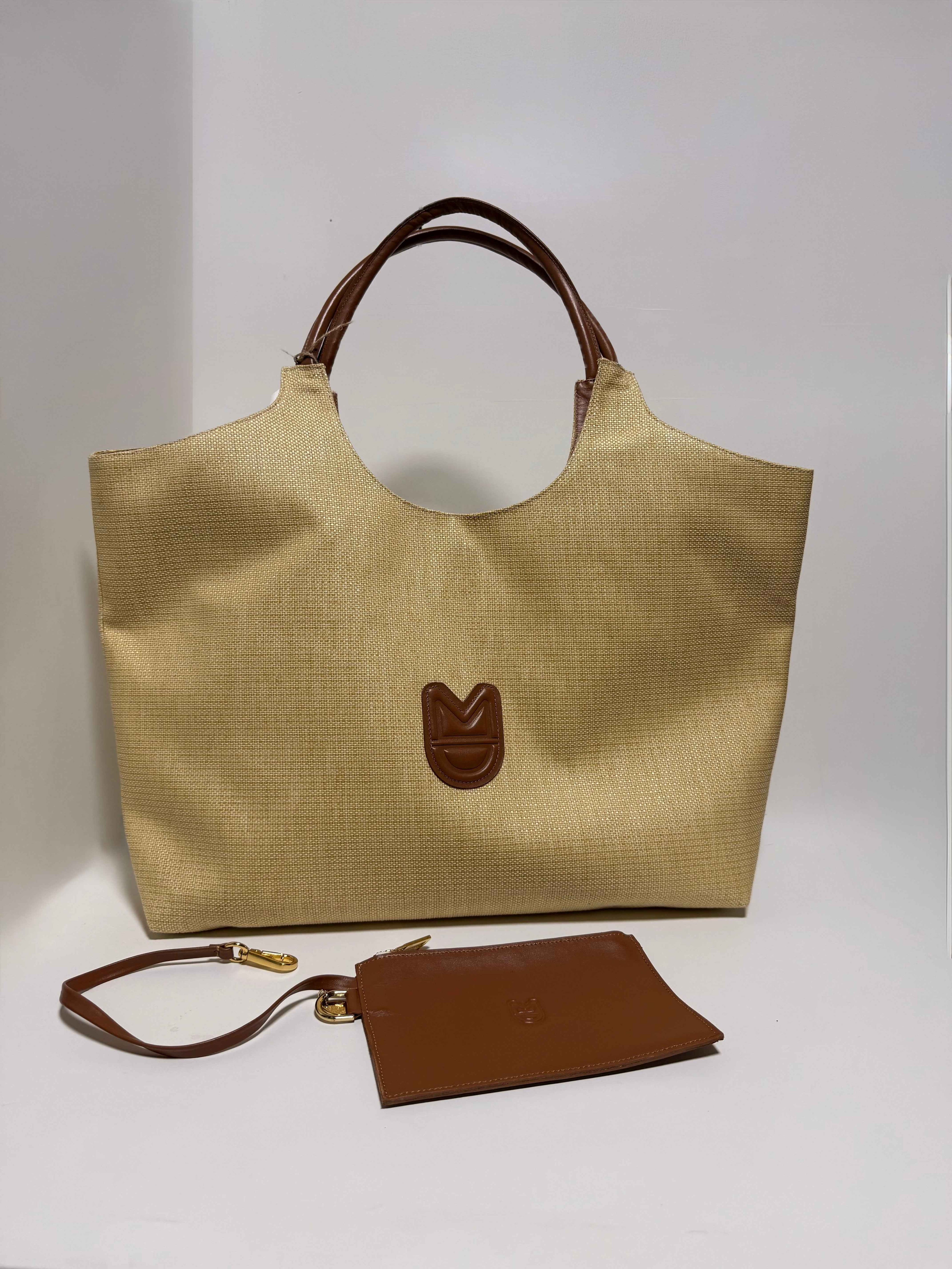 Sac Cabas en Raphia Naturel