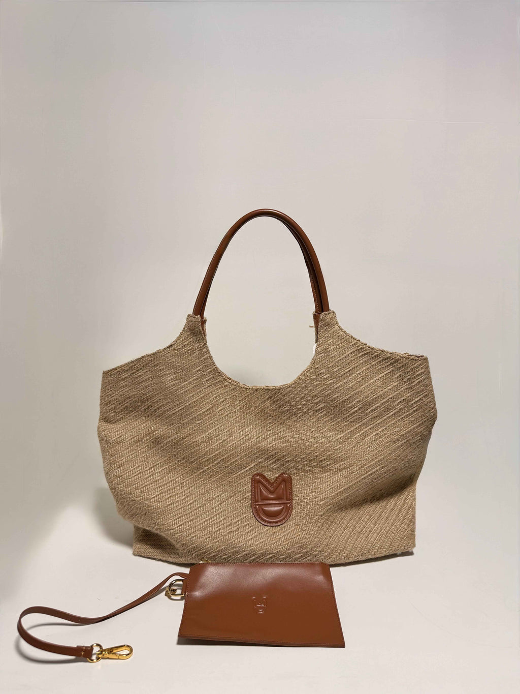 Cabas Jane Tole Été Cognac