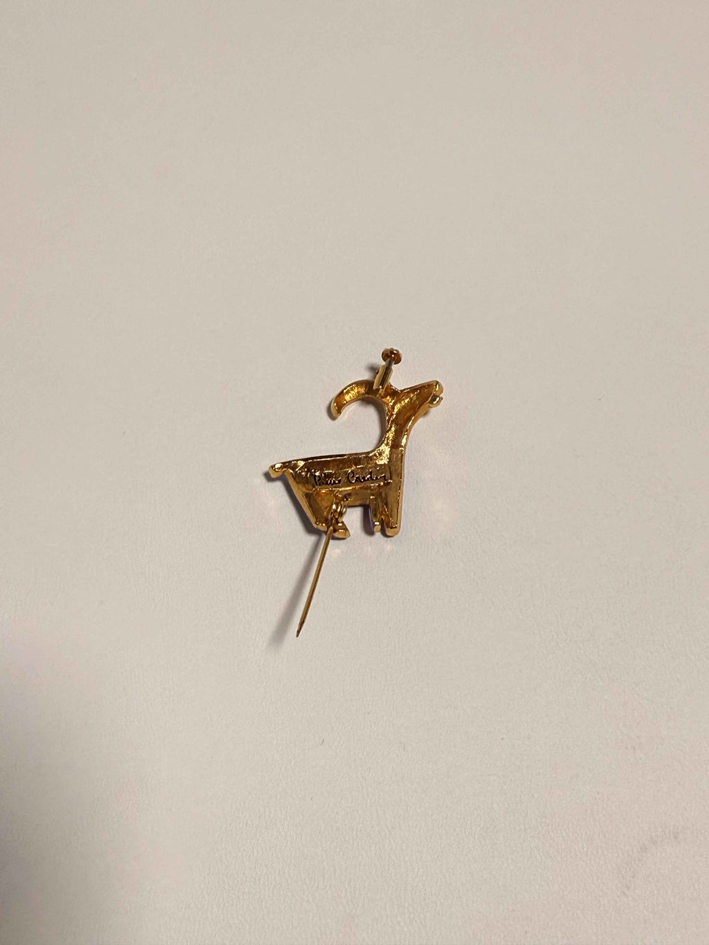 Broche Chevre Pierre Cardin