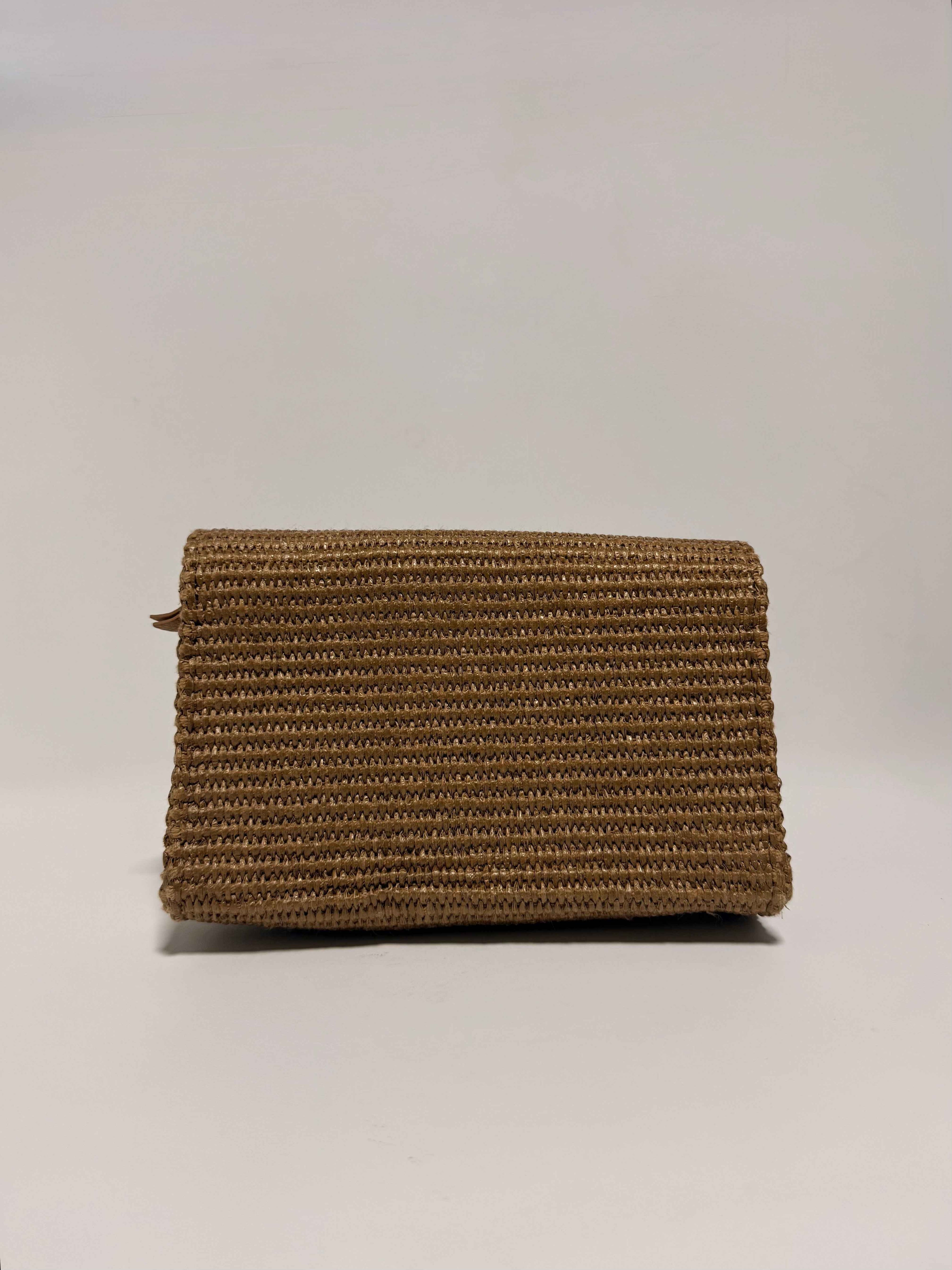 Sac en Raphia Marron