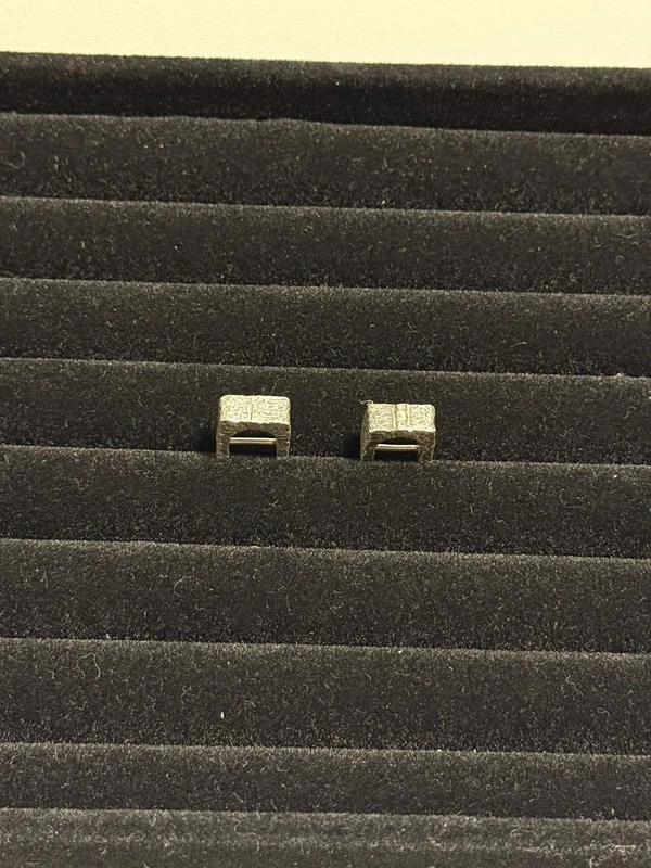 Boucles D'Oreilles Carré Unité - Héritage Précieux